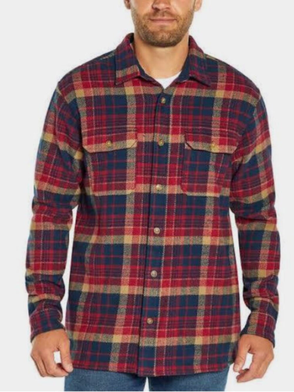Woolrich Green Label Collection Flannel Shirt Jacket